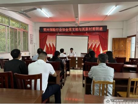 賀州保險行業協會 黨建引領聚合力，普惠金融促發展